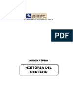 Texto Autoformativo Historia Del Derecho