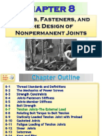 Chapter 8: Screws, Fasteners and The Design of Nonpermanent Joints