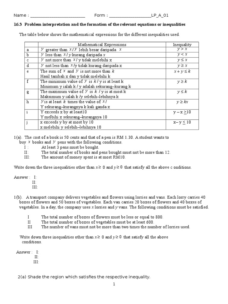 Linear Programming | PDF | Teaching Mathematics | Business