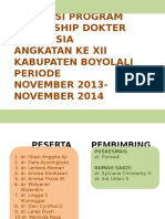 Evaluasi Internsip Dinkes