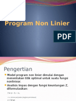 Program Non Linier
