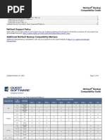 NetVault Backup Compatibility Guide