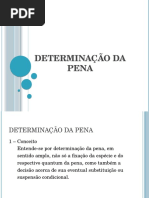 Determinação Da Pena