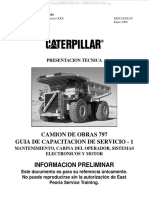 Manual Camion 797 Caterpillar Mantencion Cabina Sistemas Electronicos Vims Control Transmision Chasis Frenos Arc Tcs PDF