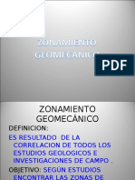 Zonamiento Geomecanico