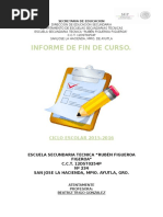 Informe de Fin de Curso 2015