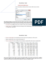 Obtain Earned Value Performance