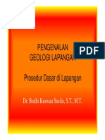 PGL - Prosedur Dasar Di Lapangan