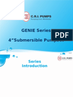 GENIE Series 4"submersible Pumpset
