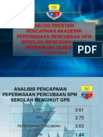 Dialog Prestasi Peperiksaan Percubaan SPM 2016