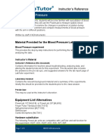 Blood Pressure: Instructor's Reference