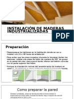 Instalacion Madera Industrializada