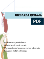 (Materi) Gizi Pada Remaja