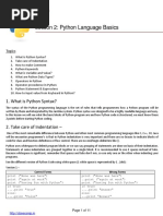 Cbse Python Language Basics