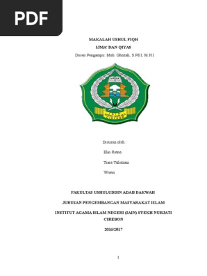 Ijma Dan Qiyas Kel 2