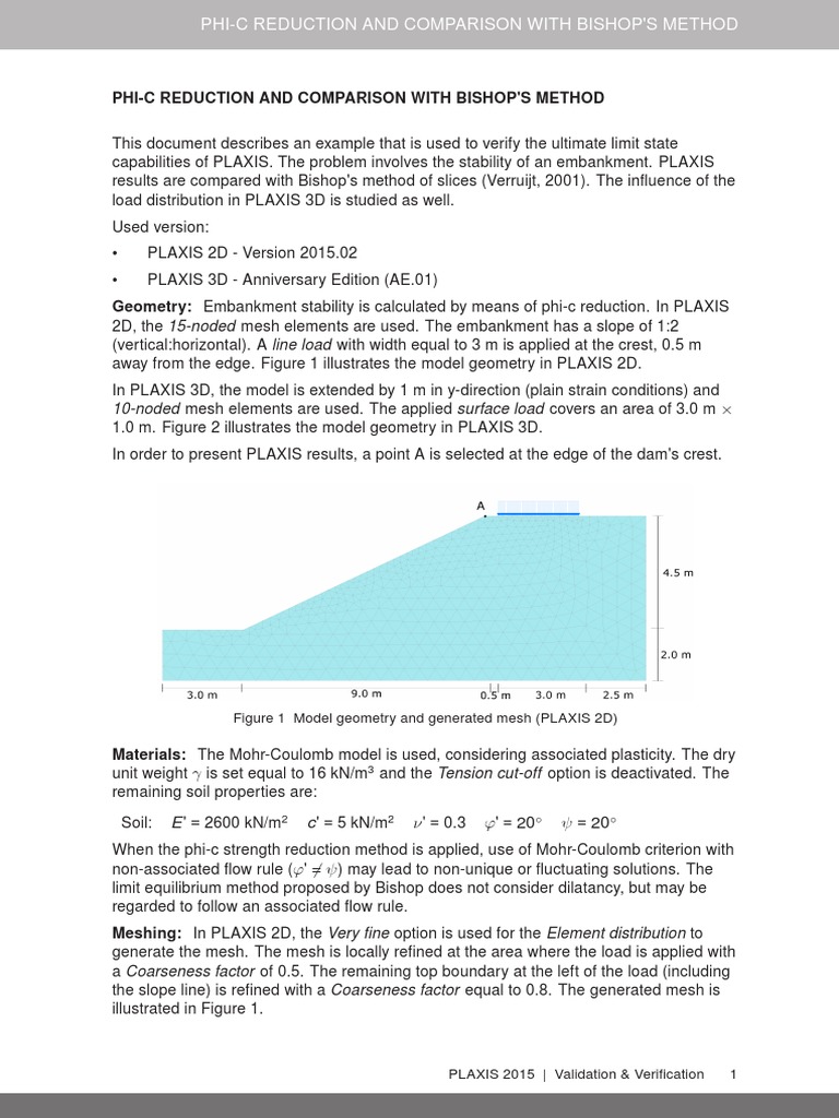 Phi-C Reduction vs. Bishop's Method | PDF | Continuum Mechanics ...