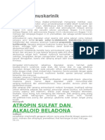 1.2.1 Antimuskarinik: Atropin Sulfat Dan Alkaloid Beladona