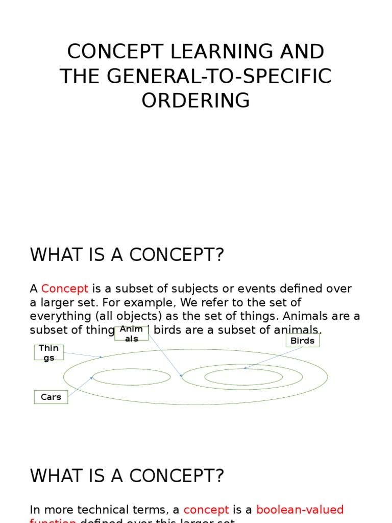 Concept Learning and Hypothesis Ordering | PDF
