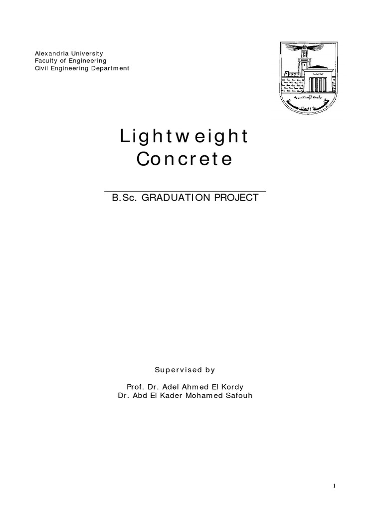 Lightweight Aggregate Concrete Pdf Construction Aggregate Concrete