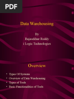 Data Warehousing: by Rajasekhar Reddy I Logic Technologies