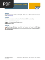 How To Use Text Variables in BW Reports Part - 1 PDF