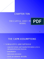 Chapter Ten: The Capital Asset Pricing Model