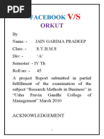 Download facebook vs orkut by gudiyagari9325 SN32973644 doc pdf
