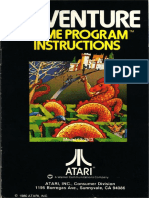 Adventure, 1980, Atari - Game Program Instructions