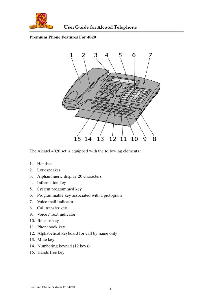 Alcatel 4020 User Guide | PDF | Technology & Engineering