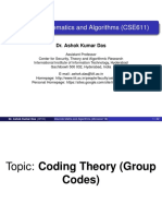 Discrete Mathematics and Algorithms (CSE611) : Dr. Ashok Kumar Das