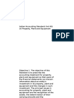 Indian Accounting Standard (Ind AS) 16 Property, Plant and Equipment