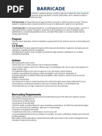 Iron & Steel Sector Barricading Safety | PDF | Demolition | Technology ...