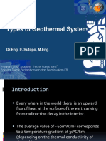 2 - Types of Geothermal System