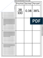 Chart Decimal Percent Fraction 2 PDF