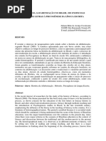 Artigohistória Da Alfabetização No Brasil Do Ensino Das Primeiras Letras à Psicogênese Da Língua Escrit