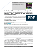 Evaluation of the attenuation values of polyethylene as a tissue equivalent of human thyroid for dosimetry purposes using single-energy and dual-energy computed tomograph