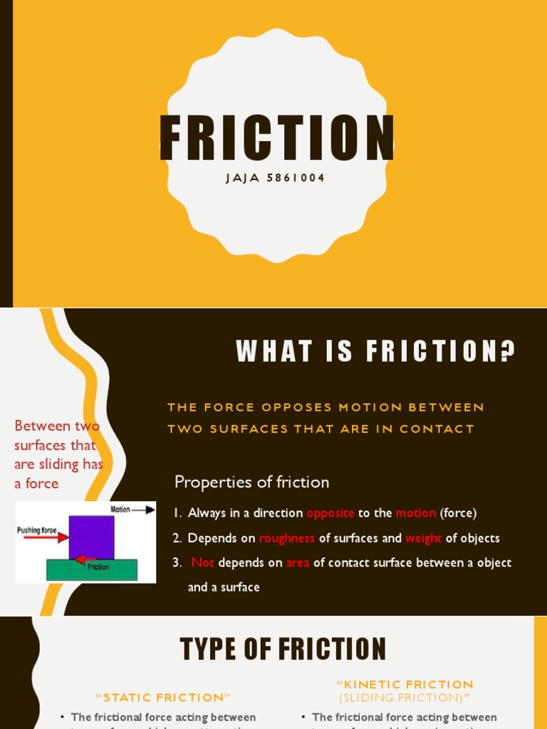 Understanding Friction Basics | PDF | Finance & Money Management | Law