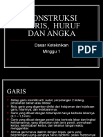 Week 1 - Garis Huruf Dan Angka