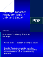 Unixlinux-common-disaster-recovery-tools.ppt