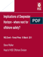 Presentation Steve Walker Implications of Deepwater Horizon