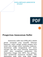 SINTESIS AMMONIA MENJADI AMMONIUM SULFAT kelompok 2.pptx