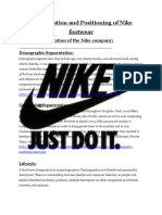 Segmentation and Positioning of Nike footwear 2.docx