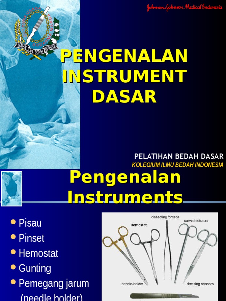 Basic Surgical Instruments and Their Proper Handling | PDF
