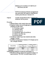 Sop Pemeriksaan Gamma GT Dengan Microlab 300