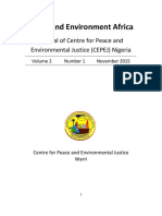 Journal of Centre For Peace and Environmental Justice (CEPEJ) Nigeria PDF