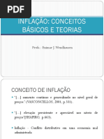 Inflação, Conceitos e Teorias - Aula 2013.2