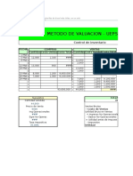 Planilla de Excel para Valuacion de Stock Peps Fifo Ueps Lifo y PP