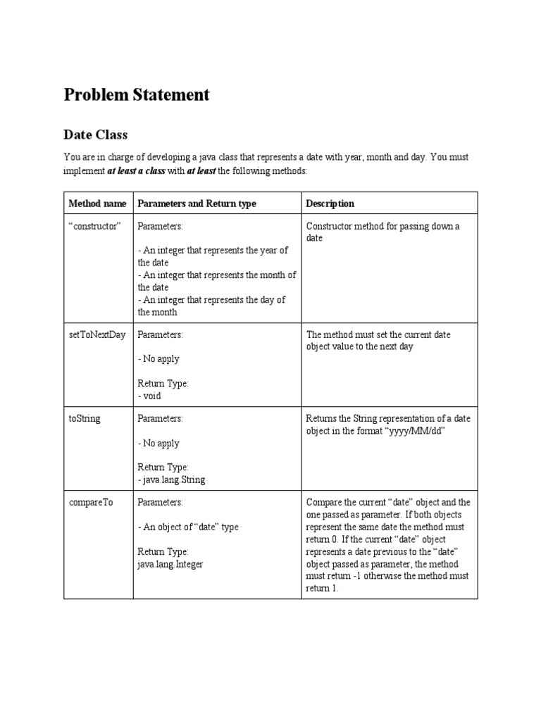 Java Date Class Implementation Guide | PDF | Computers
