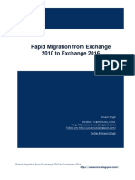 Rapid Migrating Guide From Exchange 2010 To Exchange 2016