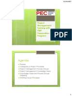 Agenda: Project Management Training With PMP Preparation Program